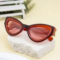 Cat Eye Streetwear Geometric Pc Full Frame Women's Sunglasses main image 3