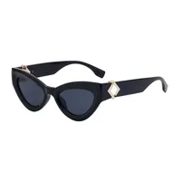 Cat Eye Streetwear Geometric Pc Full Frame Women's Sunglasses main image 4