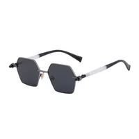Polygon Modern Style Classic Style Geometric Pc Full Frame Men's Sunglasses main image 4