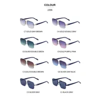 Square Streetwear Geometric Pc Full Frame Women's Sunglasses main image 3