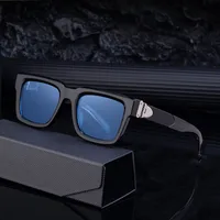 Cuadrado Estilo Moderno Estilo Clásico Geométrico Ordenador Personal Fotograma Completo Gafas De Sol Hombre main image 2