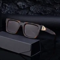 Square Modern Style Classic Style Geometric Pc Full Frame Men's Sunglasses main image 3