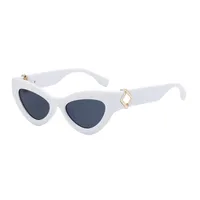 Cat Eye Streetwear Geometric Pc Full Frame Women's Sunglasses sku image 3