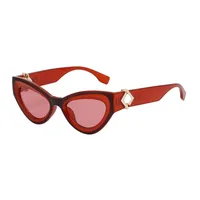 Cat Eye Streetwear Geometric Pc Full Frame Women's Sunglasses sku image 4