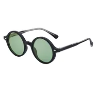 Round Frame Streetwear Geometric Pc Full Frame Women's Sunglasses sku image 2