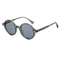 Round Frame Streetwear Geometric Pc Full Frame Women's Sunglasses sku image 3