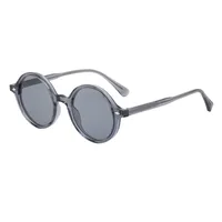 Round Frame Streetwear Geometric Pc Full Frame Women's Sunglasses sku image 4