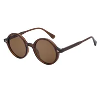 Round Frame Streetwear Geometric Pc Full Frame Women's Sunglasses sku image 5