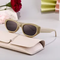 Cat Eye Elegant Simple Style Geometric Tac Full Frame Women's Sunglasses main image 3