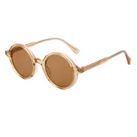 Round Frame Streetwear Geometric Pc Full Frame Women's Sunglasses sku image 8