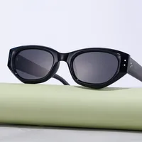 Cat Eye Elegant Simple Style Geometric Tac Full Frame Women's Sunglasses main image 4