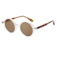 Round Frame Streetwear Geometric Pc Full Frame Women's Sunglasses sku image 6