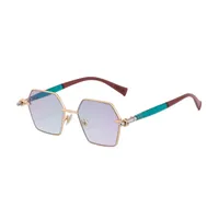 Polygon Modern Style Classic Style Geometric Pc Full Frame Men's Sunglasses sku image 4
