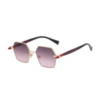 Polygon Modern Style Classic Style Geometric Pc Full Frame Men's Sunglasses sku image 6