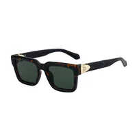 Square Modern Style Classic Style Geometric Pc Full Frame Men's Sunglasses sku image 4