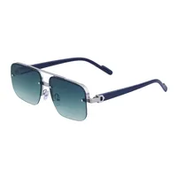 Square Streetwear Geometric Pc Full Frame Women's Sunglasses sku image 8