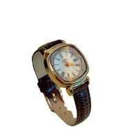 Casual Belt Buckle Solid Color Quartz main image 5