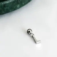 1 Pieza Acero Inoxidable 304 Chapados en oro de 18k Letra Colgante sku image 24