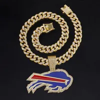 Geometric Hip-Hop Vintage Style Rhinestones Zinc Alloy Pendant Necklace Wholesale sku image 8
