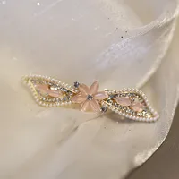 Elegant Fashion Imitation Opal Spring Clip Temperament Head Clip Horizontal Clip All-Match Hairpin Hairpin Hair Accessories For Fair Lady Headdress sku image 33