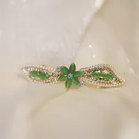 Elegant Fashion Imitation Opal Spring Clip Temperament Head Clip Horizontal Clip All-Match Hairpin Hairpin Hair Accessories For Fair Lady Headdress sku image 38