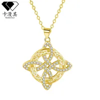 Kaman Its    Hot Celtic Wedding Necklace Fashion Personality Clavicle Chain sku image 4