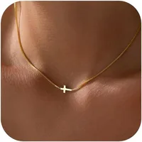 Cross Simple Style Classic Style 201 Stainless Steel Alloy Pendant Necklace Wholesale main image 1