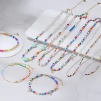 Vacation Classic Style Round Pearl Mother Pearl Shellfish Plating Women's Cord In Chain Bracelets Necklace main image 1