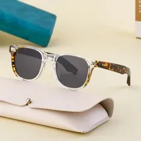 Cadre Ovale Style Simple Couleur Unie Pc Plein Cadre Femmes De Lunettes De Soleil main image 2