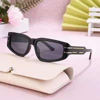 Special-Shaped Mirror Vacation Modern Style Geometric Pc Full Frame Women's Sunglasses main image 2