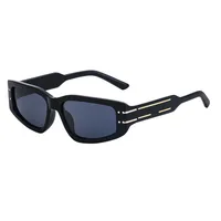 Special-Shaped Mirror Vacation Modern Style Geometric Pc Full Frame Women's Sunglasses main image 4