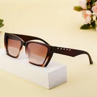 Square Modern Style Geometric Pc Full Frame Women's Sunglasses main image 2