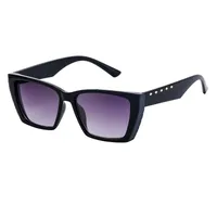 Square Modern Style Geometric Pc Full Frame Women's Sunglasses sku image 1