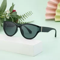 Cat Eye Classic Style Geometric Pc Full Frame Women's Sunglasses main image 2