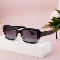 Square Streetwear Commute Solid Color Pc Full Frame Women's Sunglasses main image 2