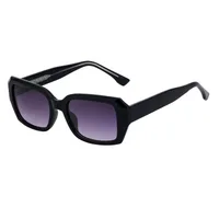 Square Streetwear Commute Solid Color Pc Full Frame Women's Sunglasses sku image 1