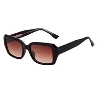 Square Streetwear Commute Solid Color Pc Full Frame Women's Sunglasses main image 5