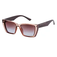 Square Modern Style Geometric Pc Full Frame Women's Sunglasses sku image 5