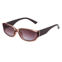 Square Vintage Style Geometric Pc Full Frame Women's Sunglasses sku image 5