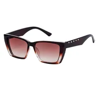 Square Modern Style Geometric Pc Full Frame Women's Sunglasses sku image 6
