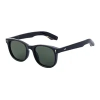 Oval Frame Simple Style Solid Color Pc Full Frame Women's Sunglasses sku image 4