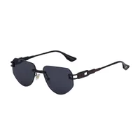 Square Retro Classic Style Geometric Pc Frameless Men's Sunglasses main image 4