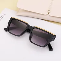 Carré Style Vintage Style Classique Géométrique Pc Plein Cadre Femmes De Lunettes De Soleil main image 3