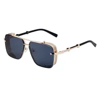 Square Retro Classic Style Geometric Pc Full Frame Men's Sunglasses main image 5