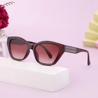 Cat Eye Vacation Classic Style Solid Color Pc Full Frame Women's Sunglasses main image 2