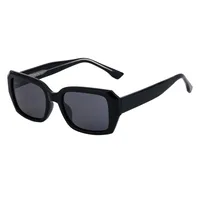 Square Streetwear Commute Solid Color Pc Full Frame Women's Sunglasses sku image 3