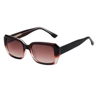 Square Streetwear Commute Solid Color Pc Full Frame Women's Sunglasses sku image 5