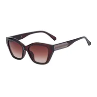 Ojo De Gato Vacaciones Estilo Clásico Color Sólido Ordenador Personal Fotograma Completo Gafas De Sol Mujer main image 5