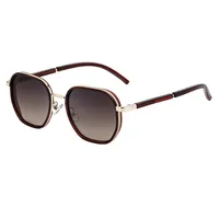 Square Vacation Simple Style Color Block Pc Full Frame Women's Sunglasses sku image 1