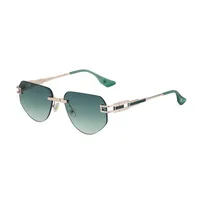 Square Retro Classic Style Geometric Pc Frameless Men's Sunglasses sku image 2